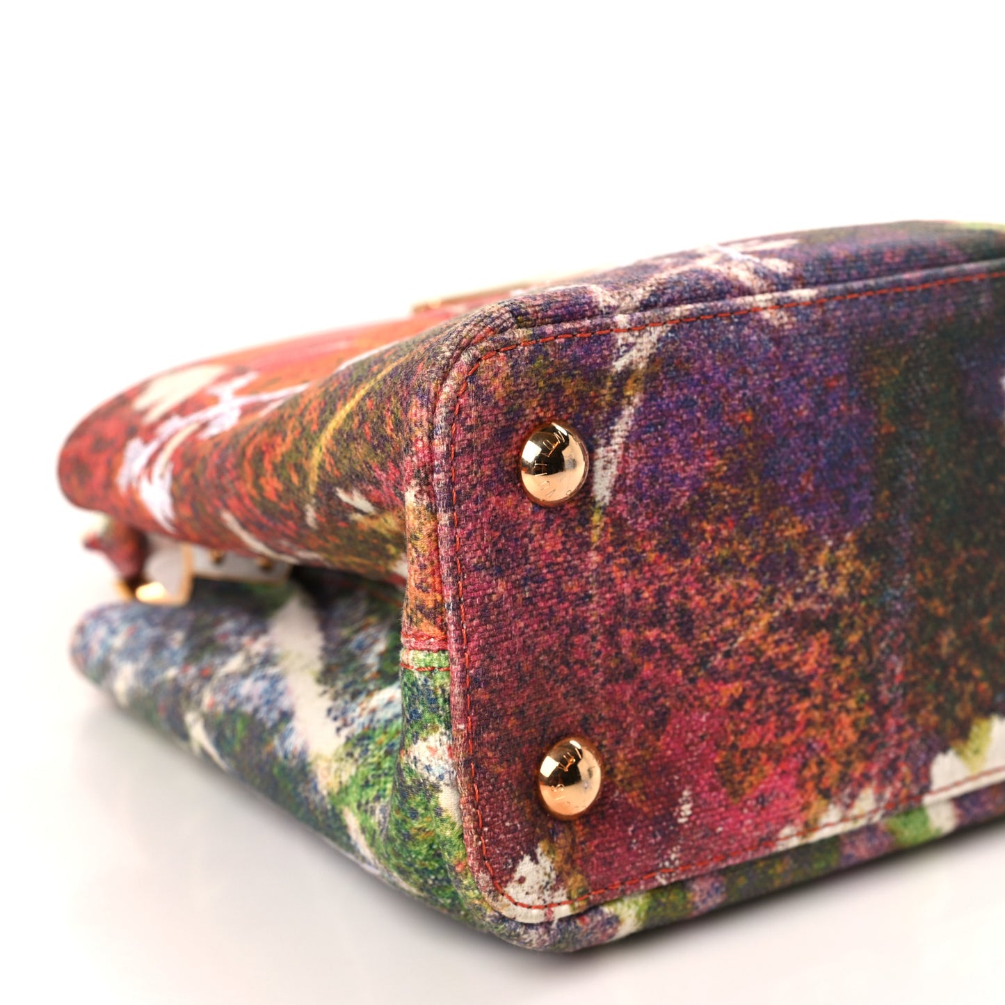 X SAM FELLS Canvas Embroidered ArtyCapucines PM Multicolor