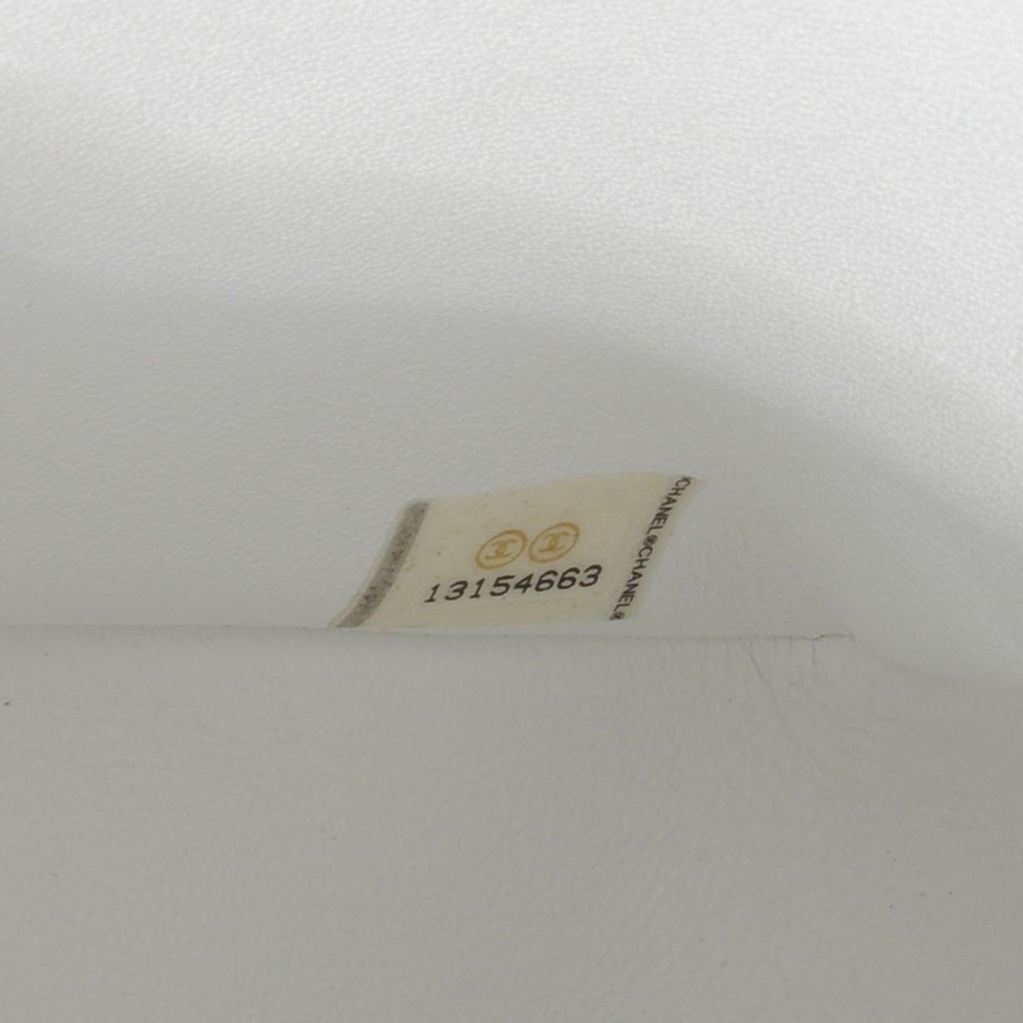 Caviar Jumbo Single Flap White
