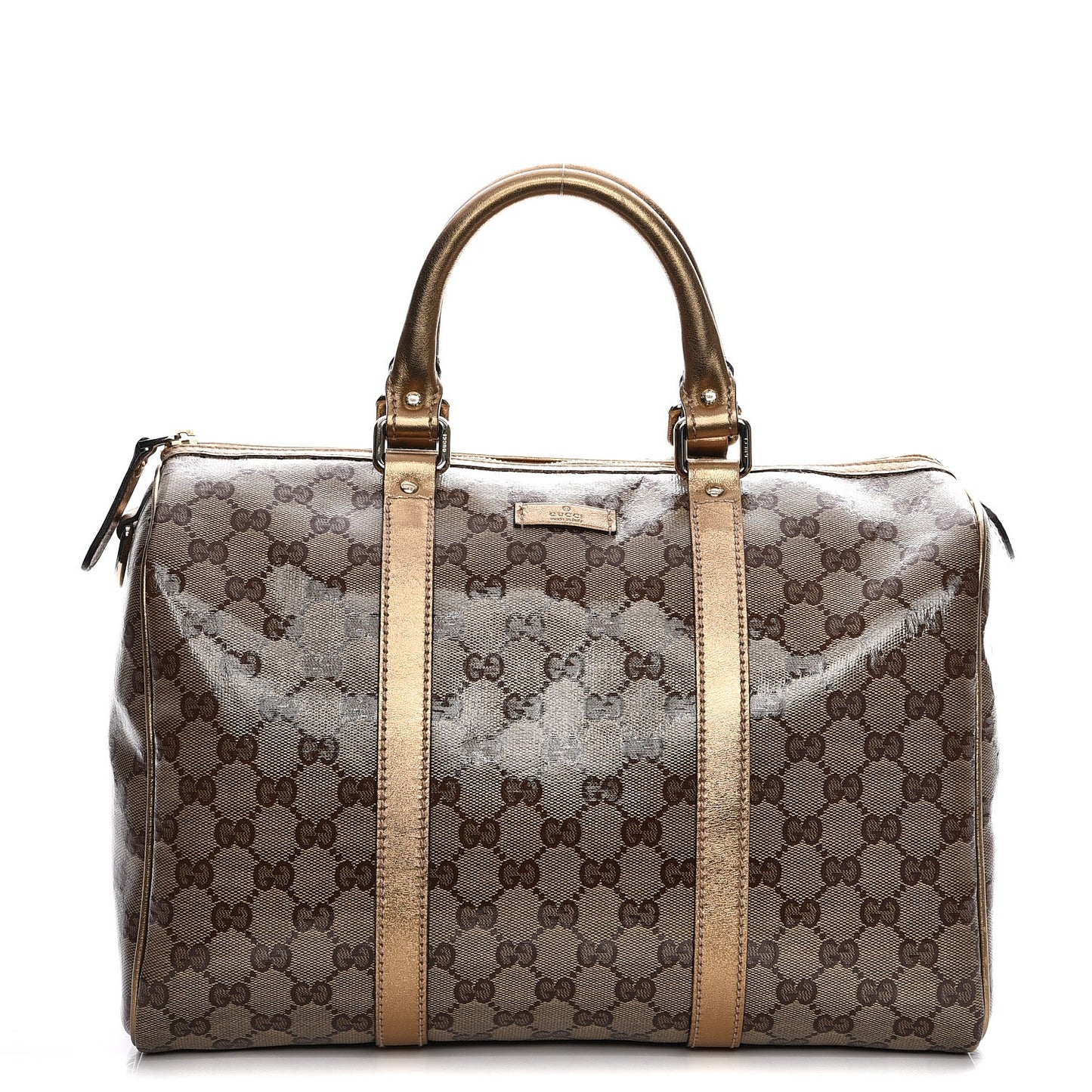 Crystal Monogram Medium Joy Boston Bronze