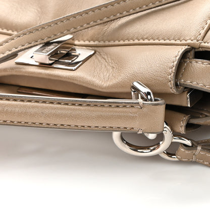 Fendi Nappa Mini Peekaboo Iconic Satchel Tortora 18 of 20