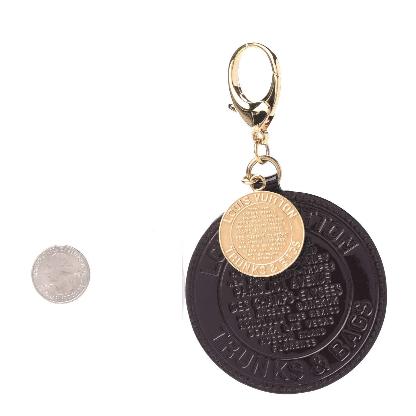 Vernis Trunks and Bags Bag Charm Amarante