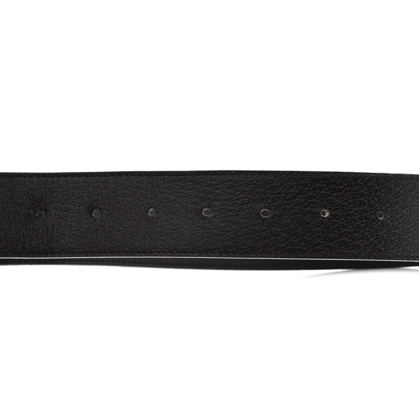 Textured Dollar Calfskin Double G 40mm Belt 90 36 Dark Cocoa