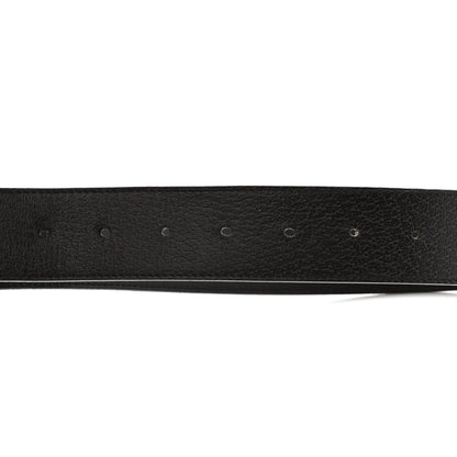 Gucci Textured Dollar Calfskin Double G 40mm Belt 90 36 Dark Cocoa 5 of 6