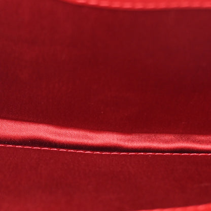 Chanel Patent Calfskin Quilted Brilliant East West Flap Clutch Red 5 of 12