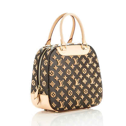 Louis Vuitton Monogram Tuffetage Deauville Cube Caramel 3 of 7