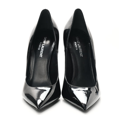 Saint Laurent Patent Opyum 110 Pumps 39 Black Silver 2 of 10