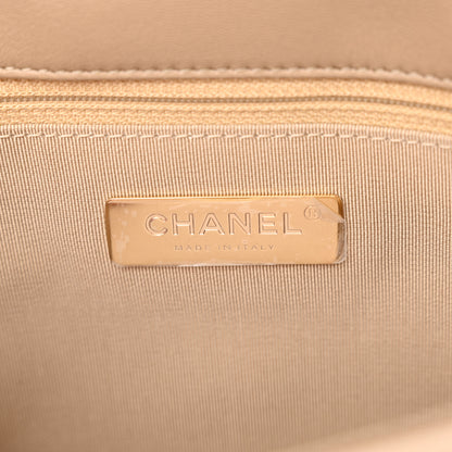Chanel Lambskin Quilted Medium Chanel 19 Flap Dark Beige 6 of 11