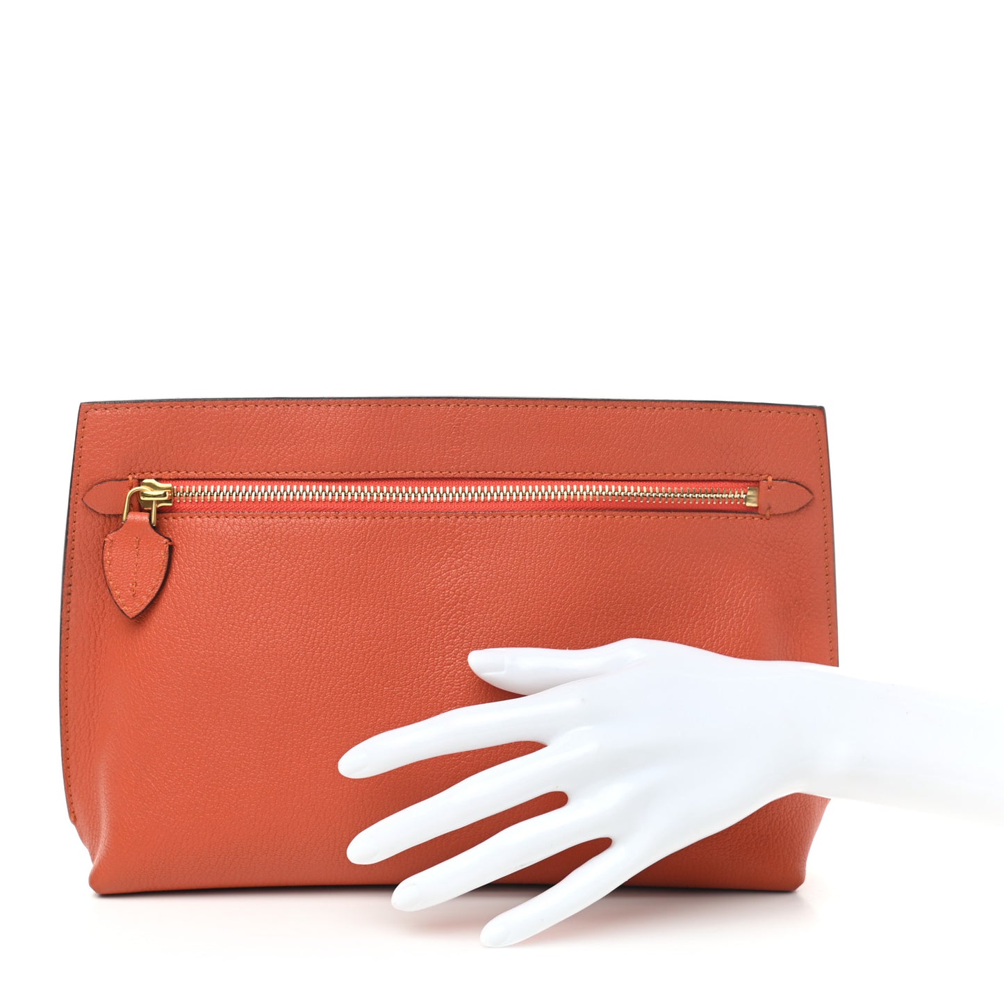 Goatskin Wristlet Clutch Clementine
