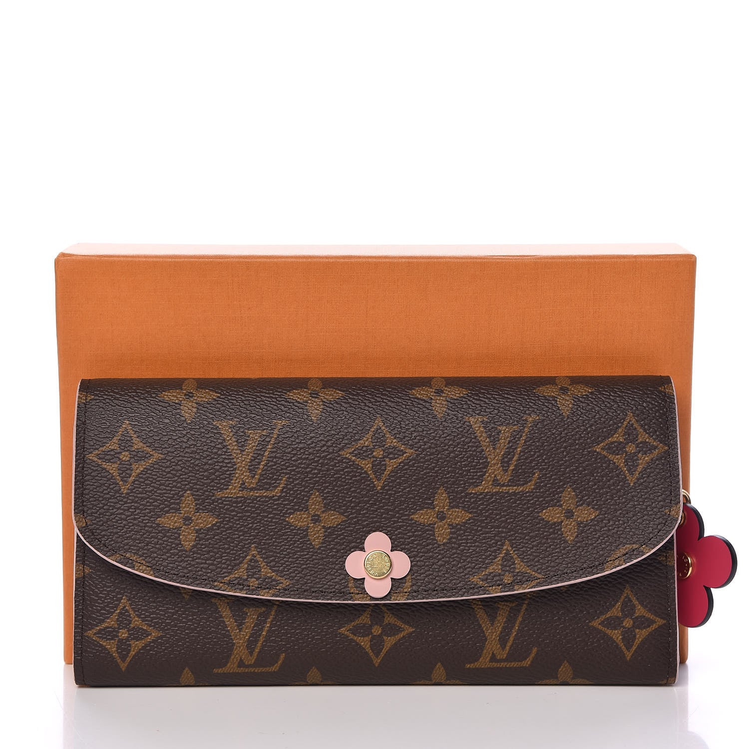 Louis Vuitton Monogram Bloom Flower Emilie Wallet 8 of 8