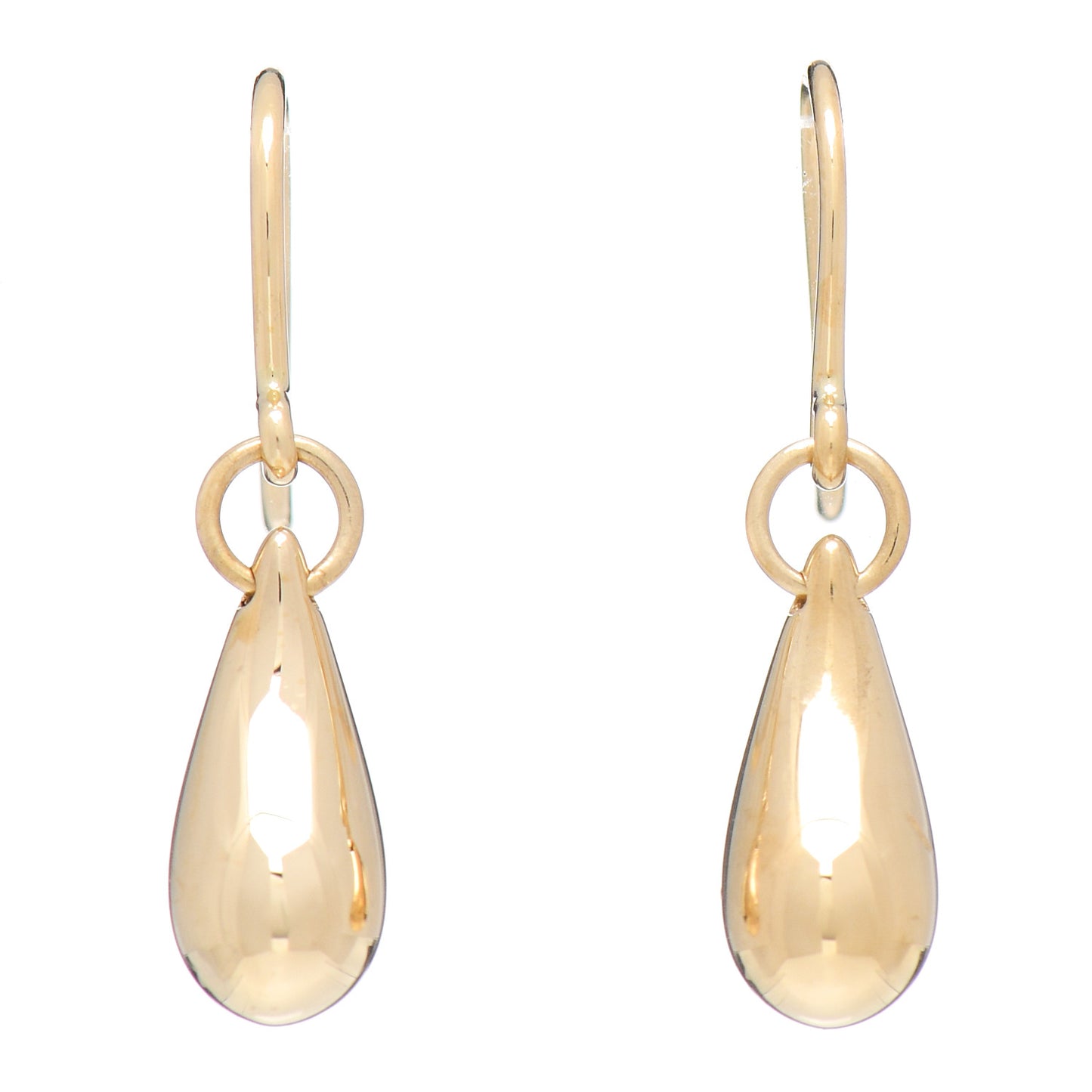 18K Yellow Gold Elsa Peretti 12mm Teardrop Earrings