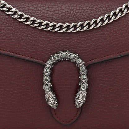 Gucci Dollar Calfskin Crystal Mini Dionysus Chain Wallet Vintage Bordeaux 8 of 13