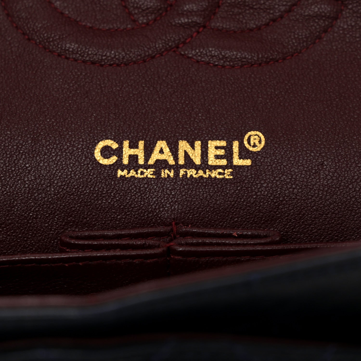 Chanel Lambskin Quilted Medium Double Flap Navy 6 of 11