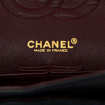 Chanel Lambskin Quilted Medium Double Flap Navy 6 of 11
