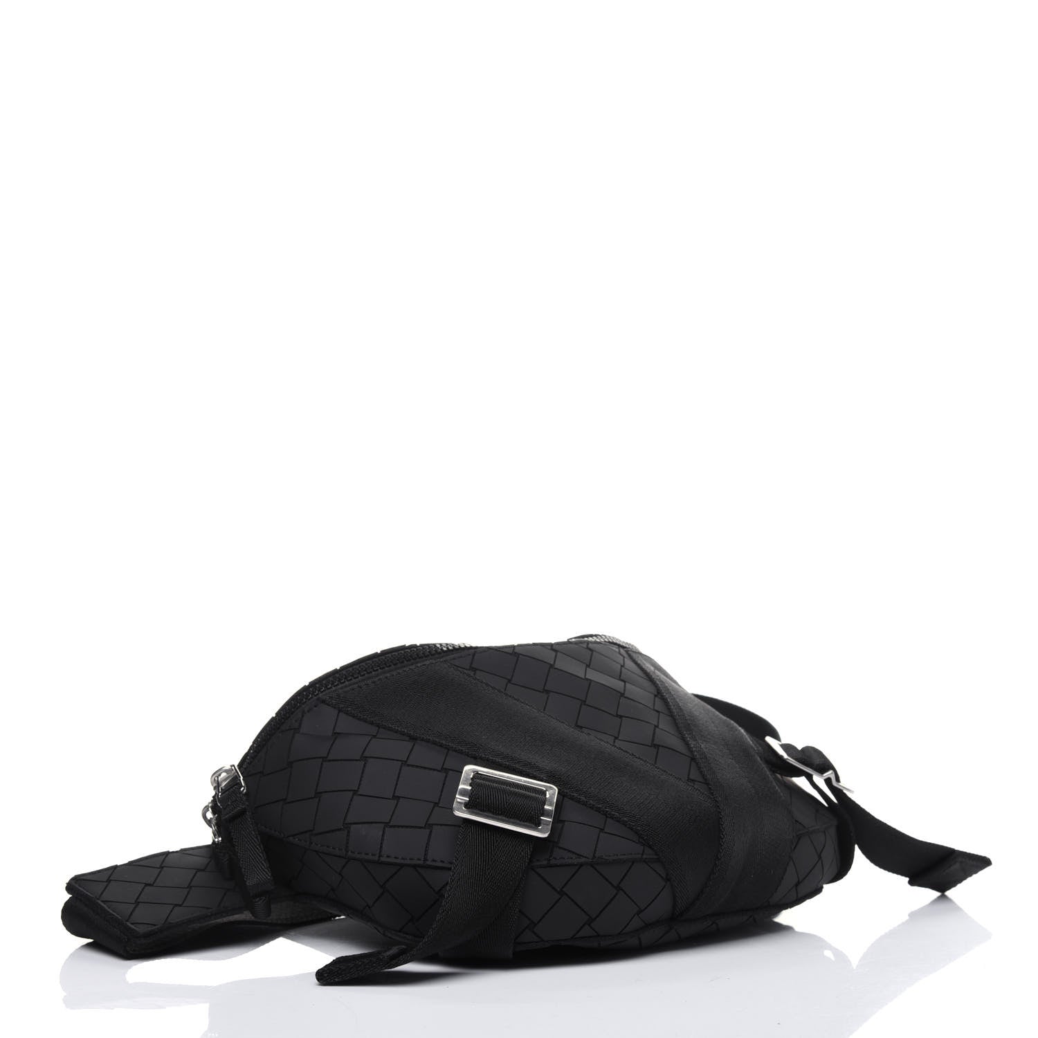 Bottega Veneta Nappa Intrecciato Carved Panels Belt Bag Black 4 of 14