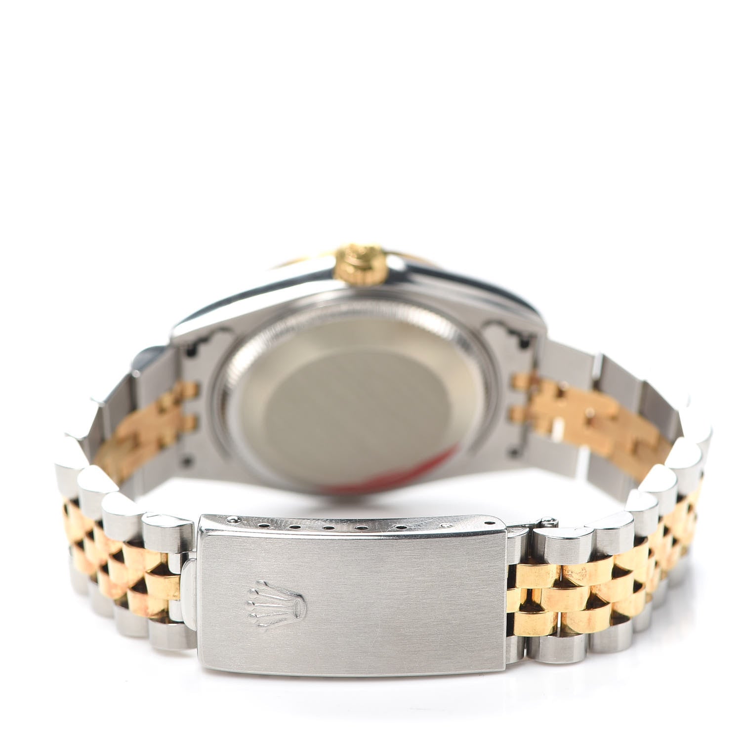 Rolex Stainless Steel 18K Yellow Gold Mother of Pearl 31mm Oyster Perpetual Datejust Watch Decorated Champagne Roman 78273 3 of 5