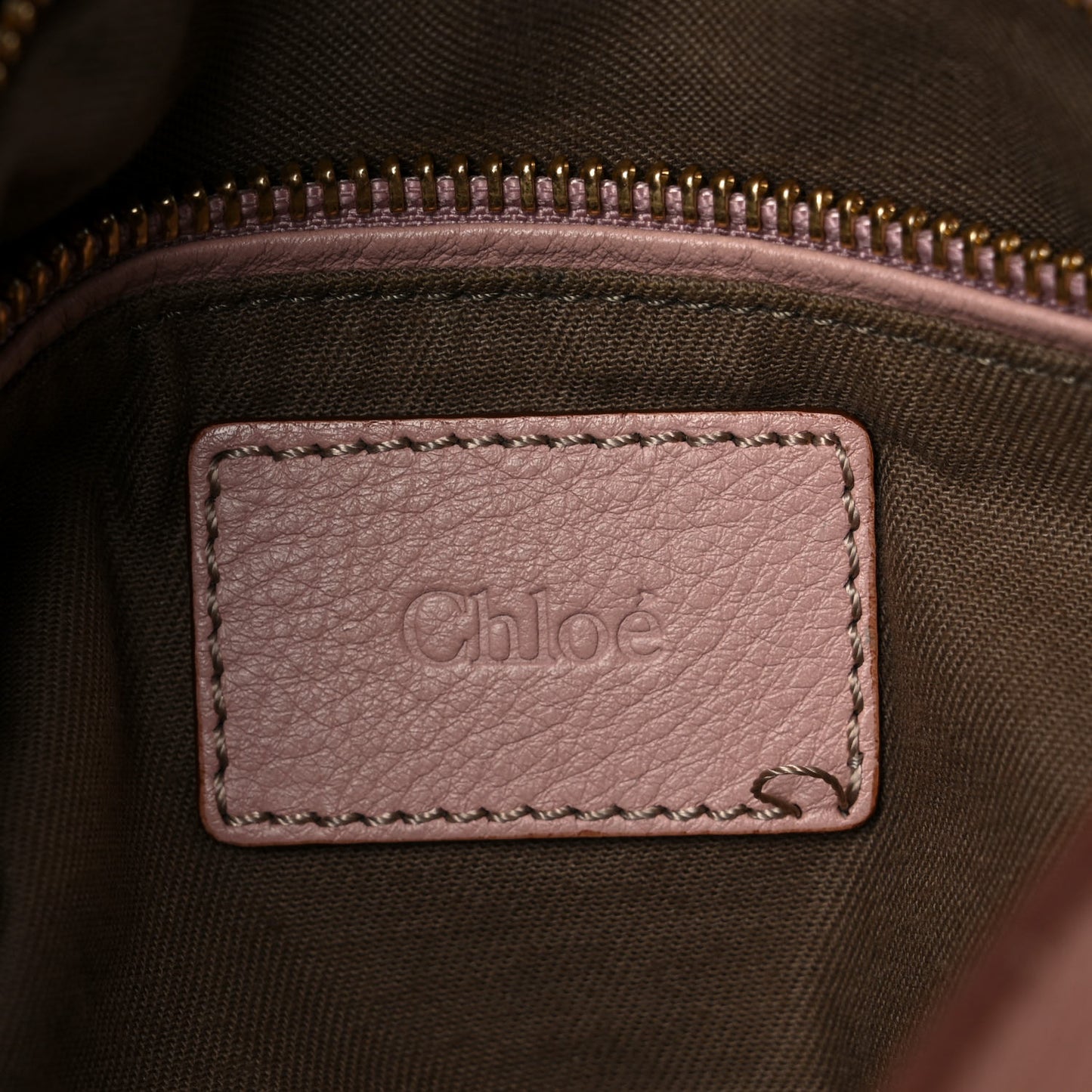 Calfskin Medium Marcie Round Zip Crossbody Blush Nude