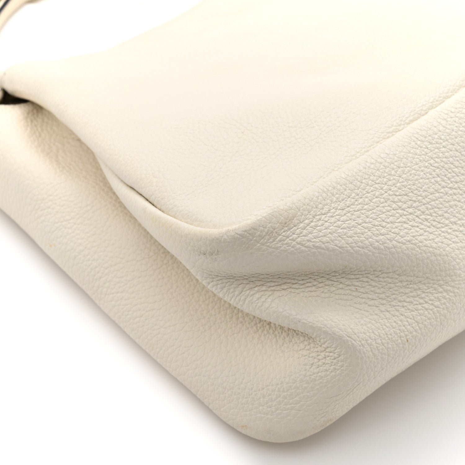 Prada Vitello Daino Soft Medium Zippered Top Handle Bag White 11 of 14