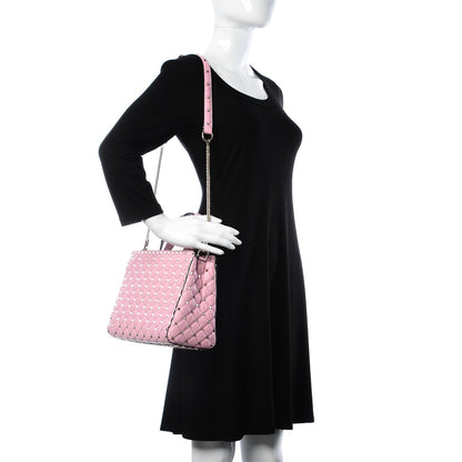 Valentino Garavani Nappa Rockstud Spike Tote Absolute 2 of 7