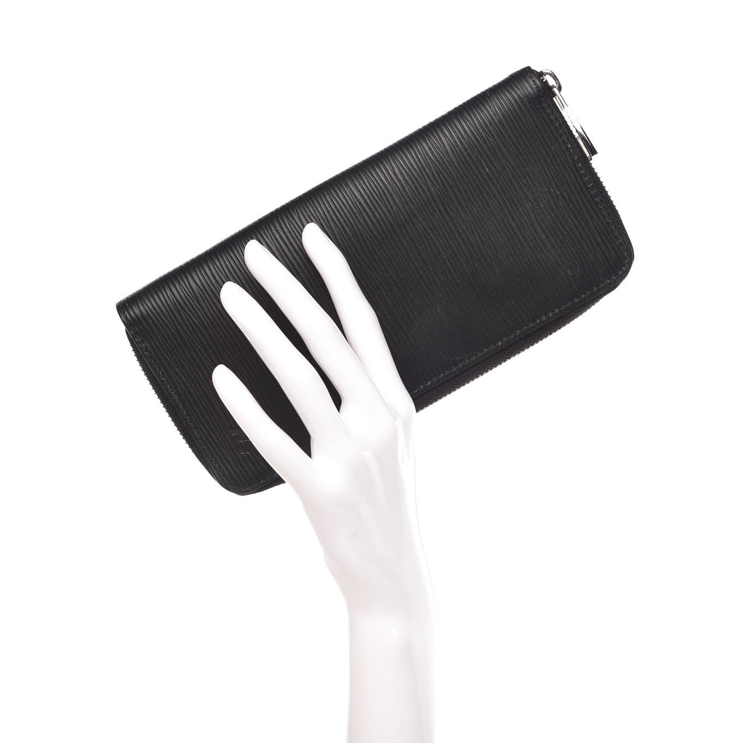 Epi Zippy Vertical Wallet Black