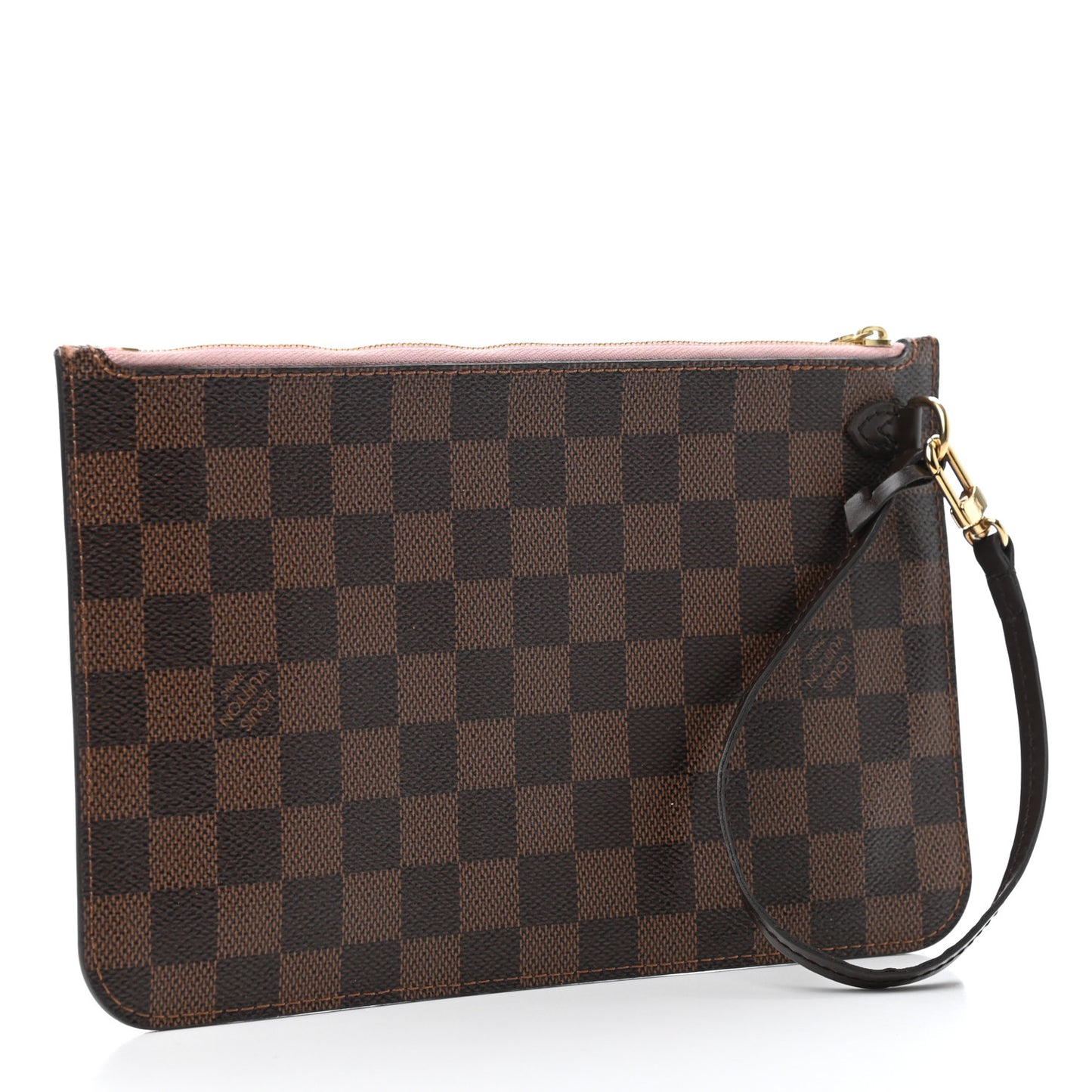 Damier Ebene Neverfull MM GM Pochette Rose Ballerine