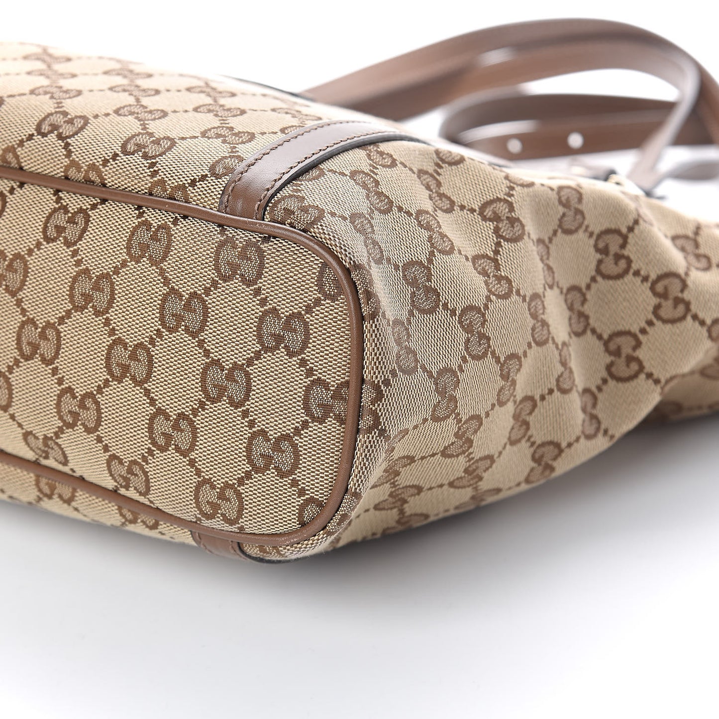 GG Supreme Monogram Medium Joy Tote Brown