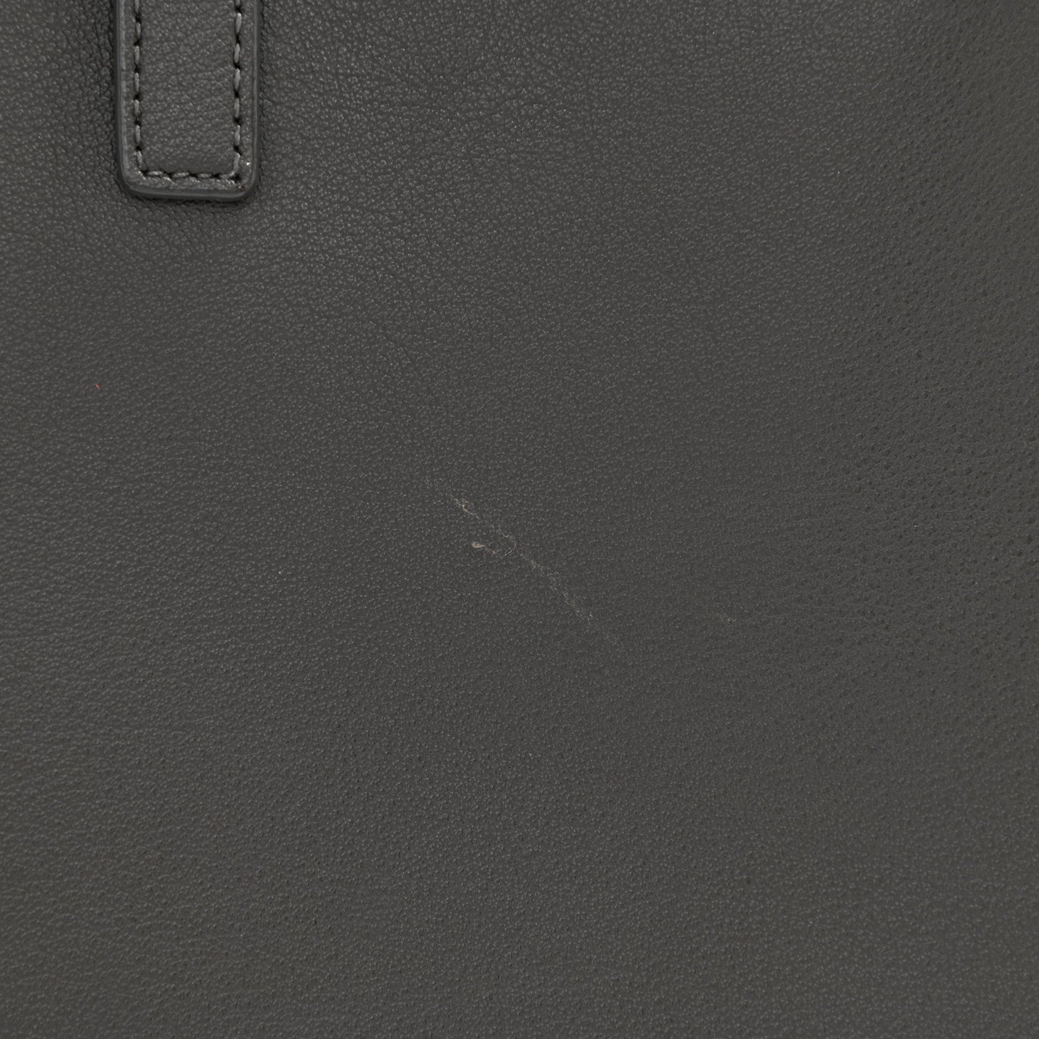Saint Laurent Calfskin North-South Shopping Tote Storm 12 of 13