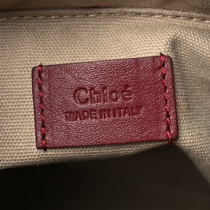 Chloe Smooth Calfskin Small Roy Bucket Bag Earthy Red 5 of 8
