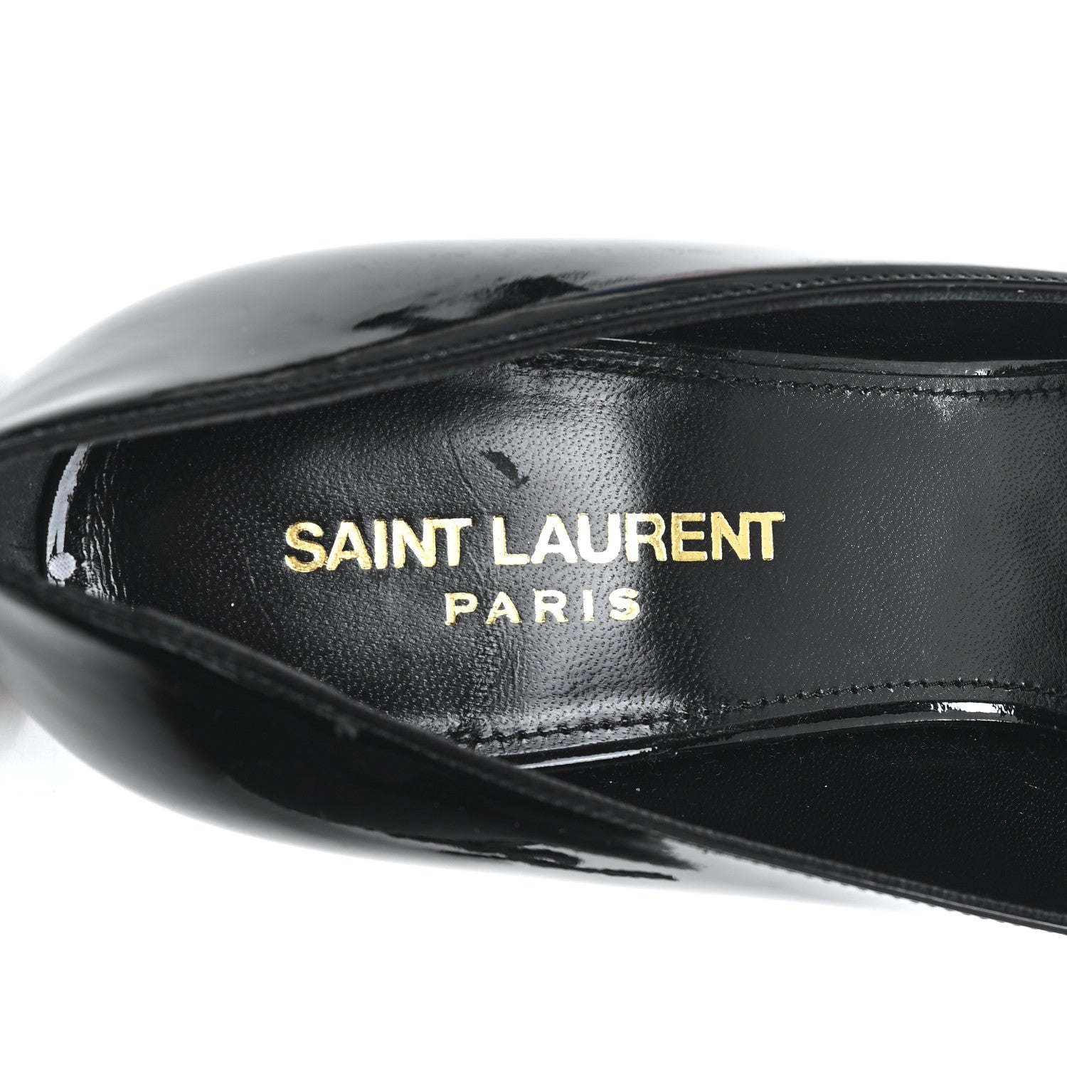 Saint Laurent Patent Opyum 85 Pumps 38 Black 8 of 10