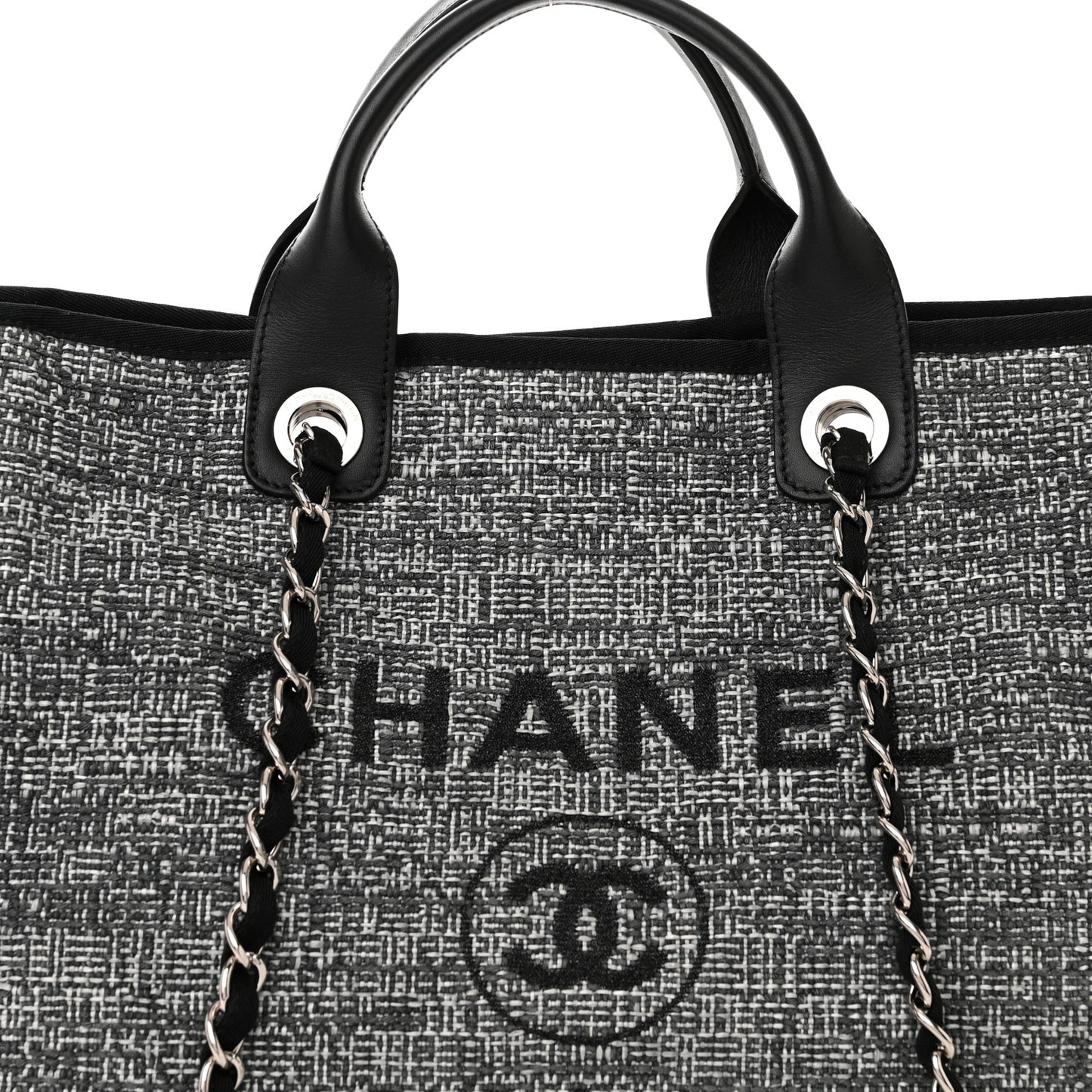 Canvas Medium Deauville Tote Charcoal