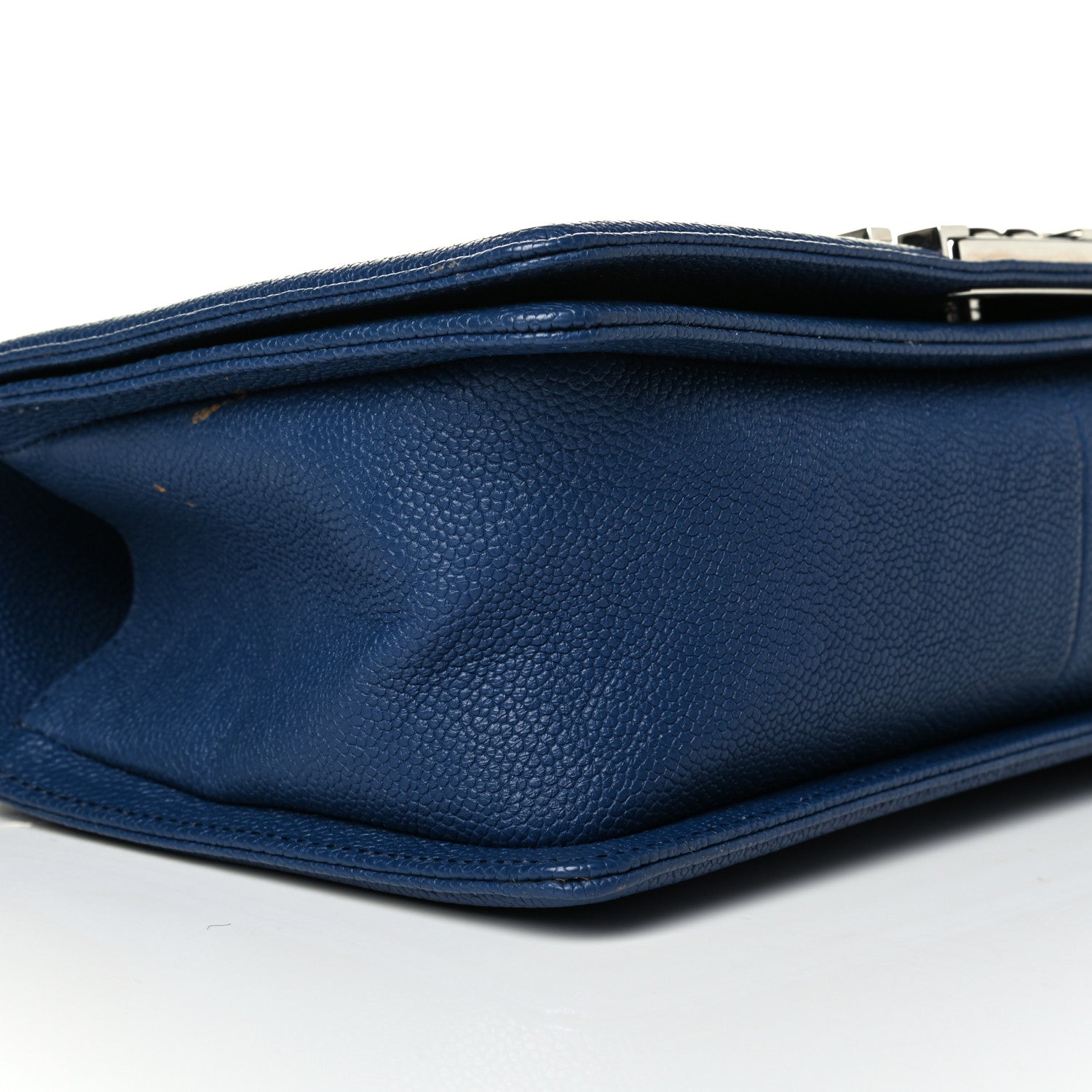 Chanel Caviar Quilted Medium Boy Flap Dark Blue 5 of 8
