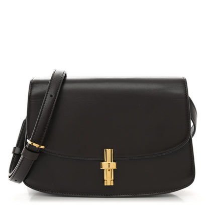 The Row Sleek Calfskin The Sofia 8.75 Crossbody Dark Brown 1 of 12