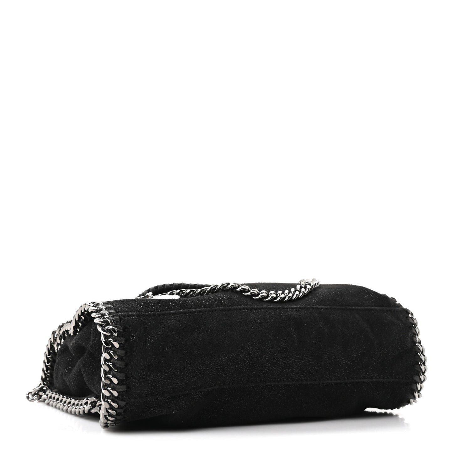 Shaggy Deer Mini Falabella Crossbody Bag Black