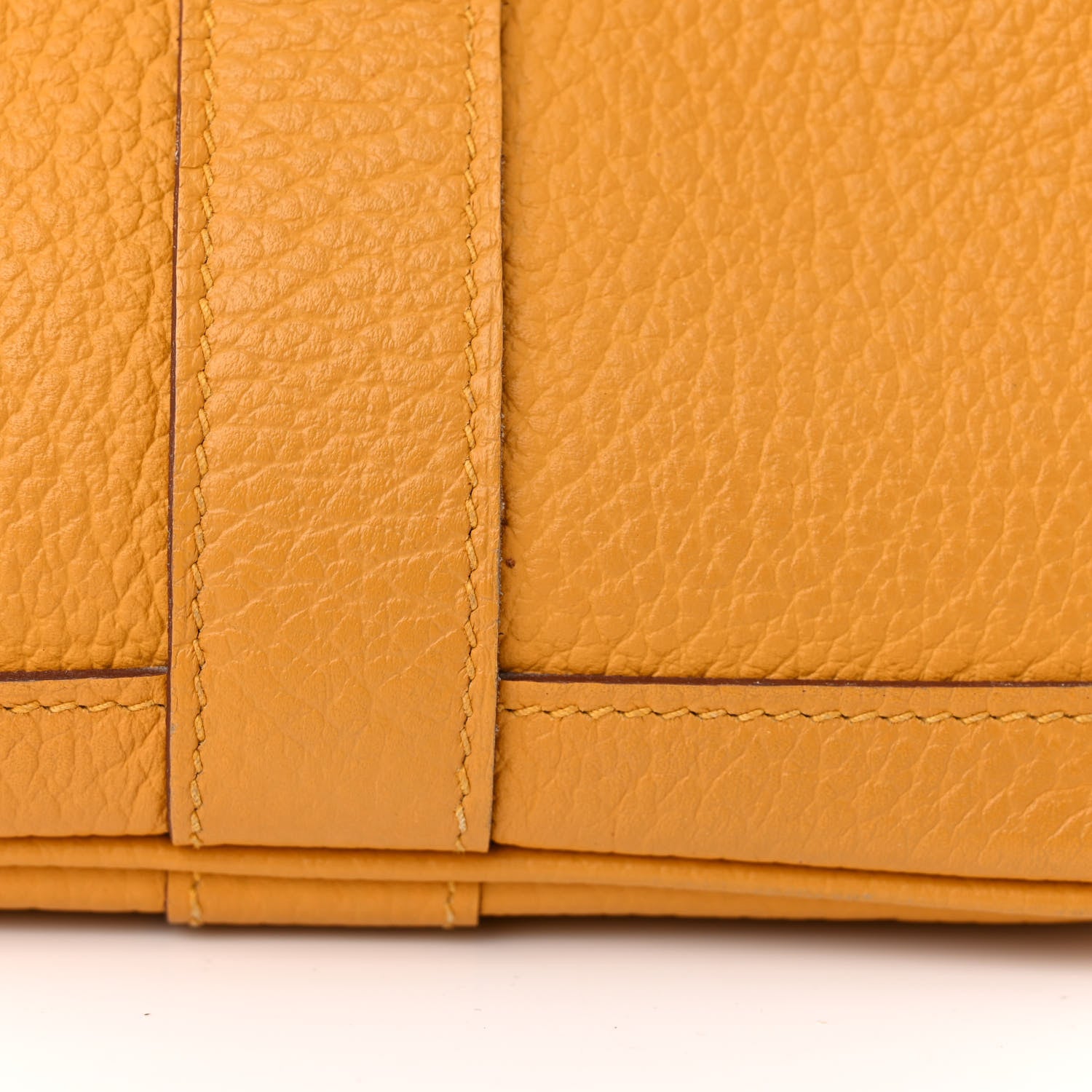 Hermes Vache Country Garden Party 30 TPM Jaune Ambre 14 of 16