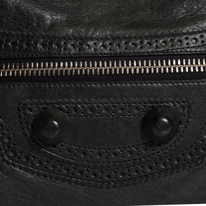 Balenciaga Agneau Giant Brogues Hardware City Black 9 of 13