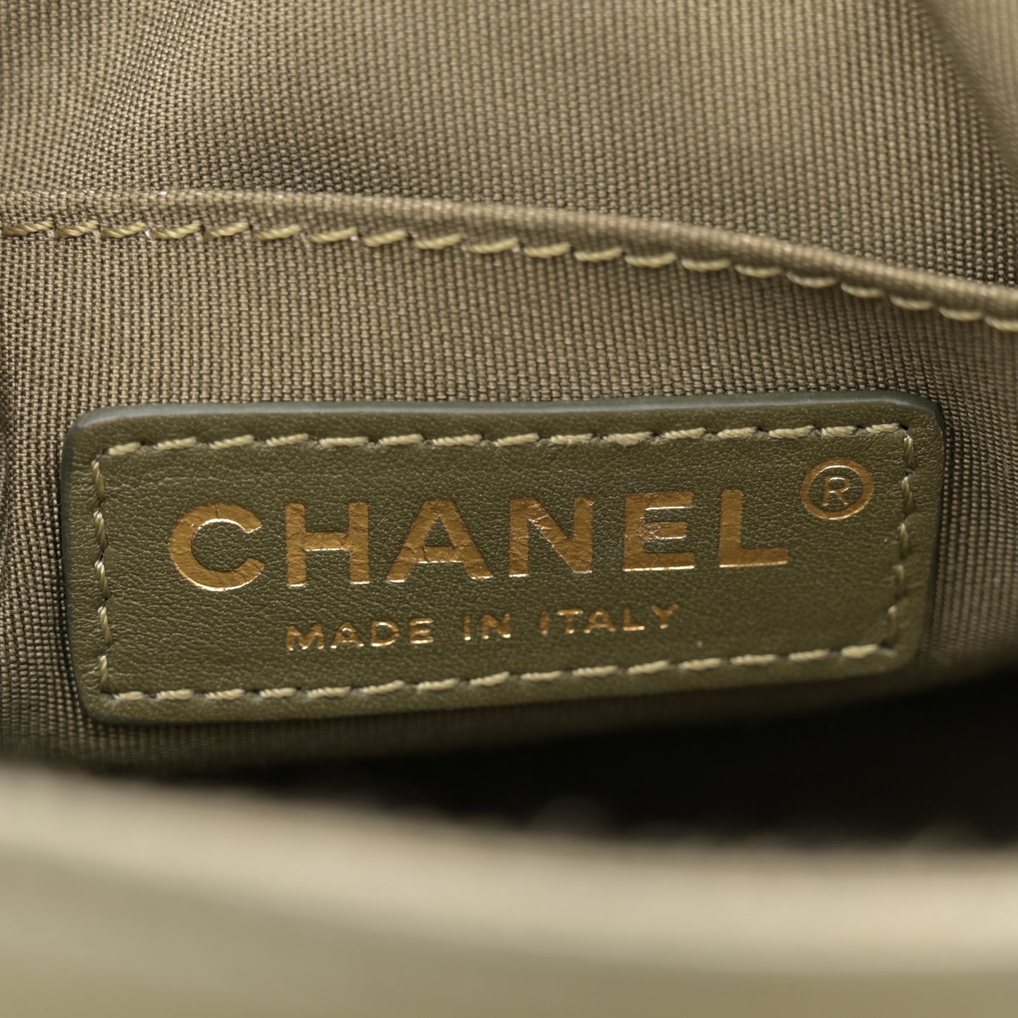 Lambskin Chevron Quilted Round Evening Bag Green