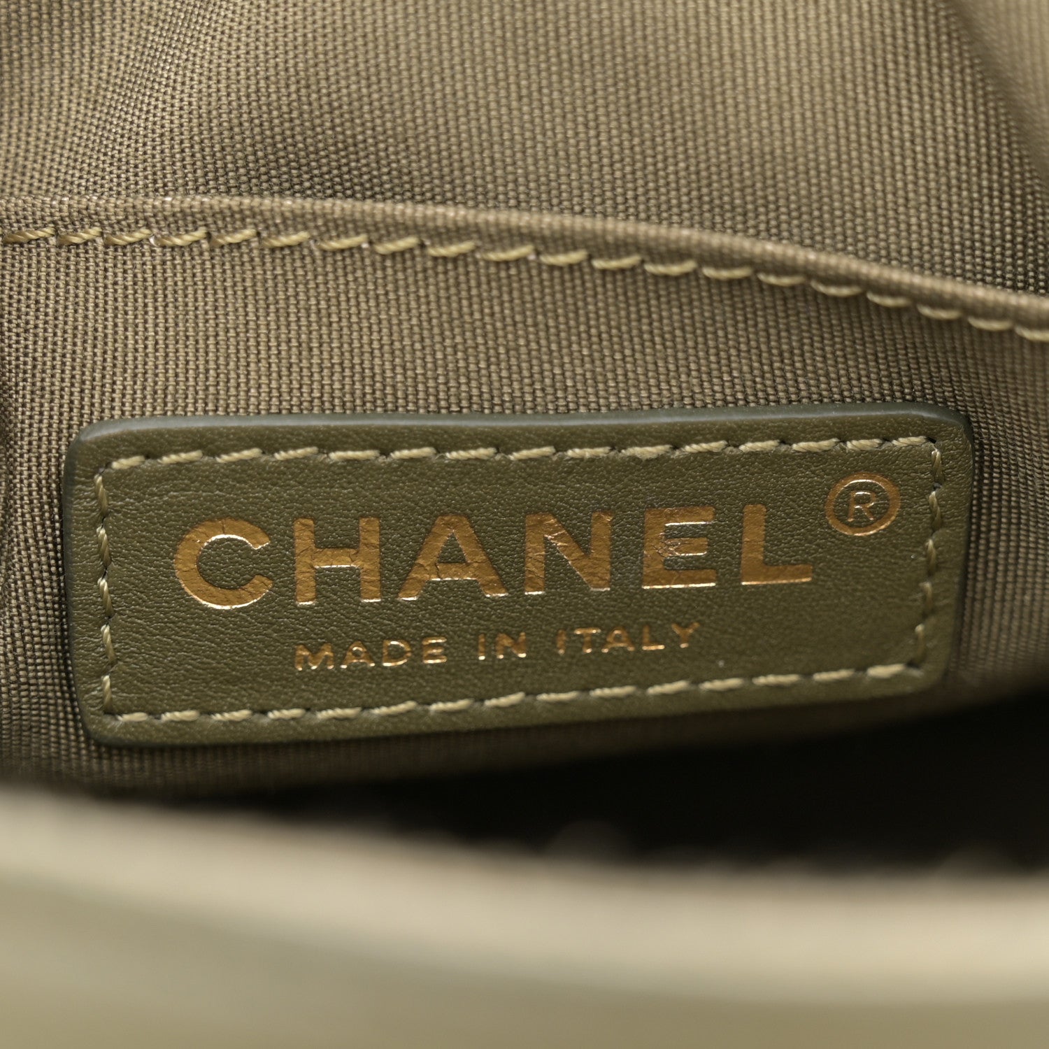 Chanel Lambskin Chevron Quilted Round Evening Bag Green 6 of 10