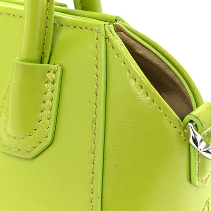 Givenchy Shiny Lord Calfskin Micro Antigona Citrus Green 10 of 13