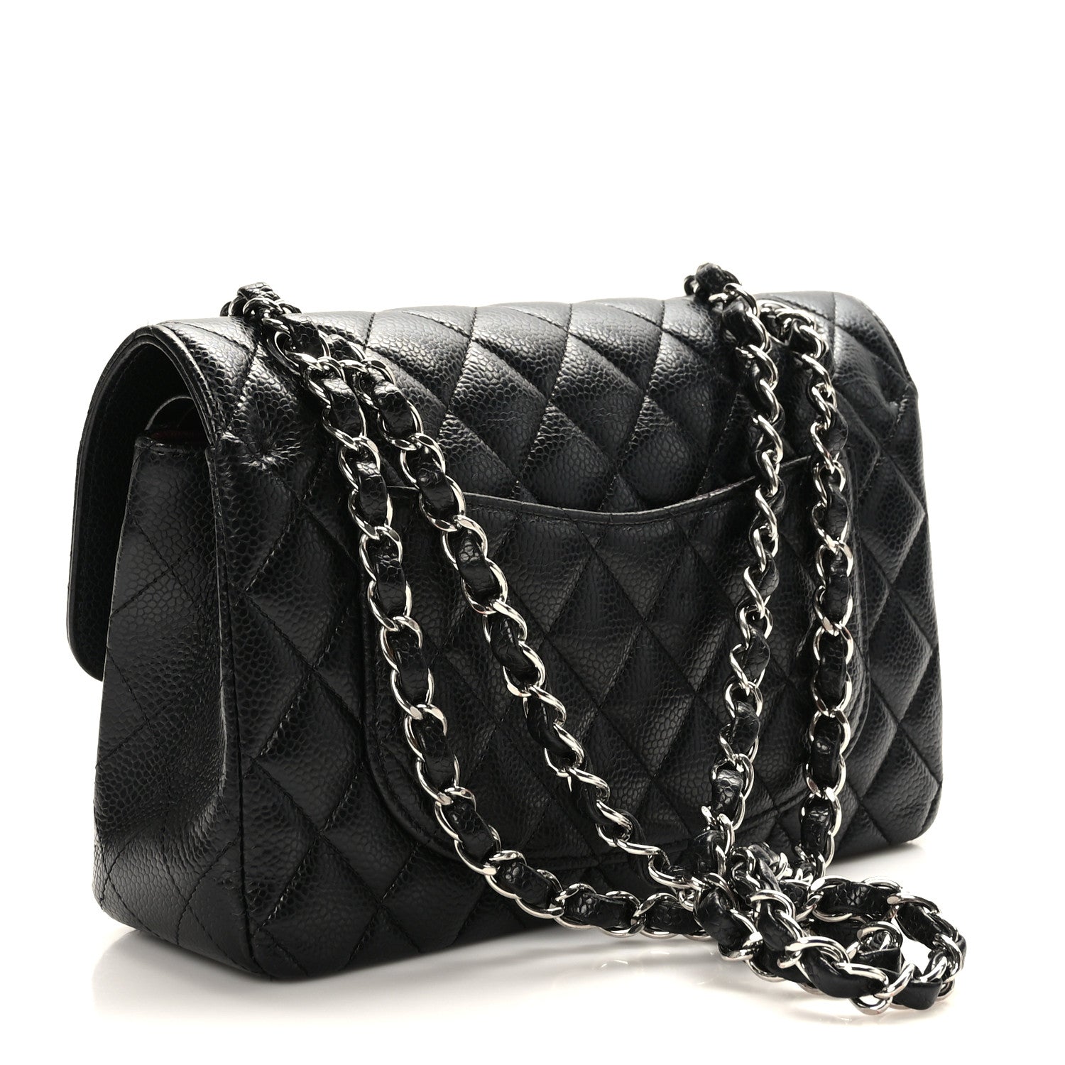 Chanel Caviar Quilted Small Double Flap Black 3 of 10