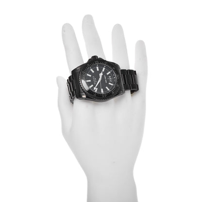 Gucci PVD Stainless Steel 45mm Dive Quartz Watch Black 2 of 11