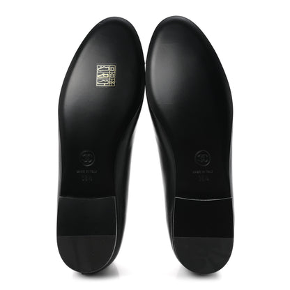 Chanel Lambskin CC Cap Toe Ballerina Flats 38.5 Black Dark Grey 6 of 10
