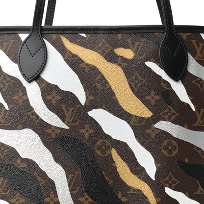 Louis Vuitton X LOL Monogram Neverfull MM Gold Silver 8 of 10