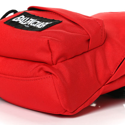 Balenciaga Recycled Casual Nylon Mini Oversized Backpack Bright Red 11 of 11