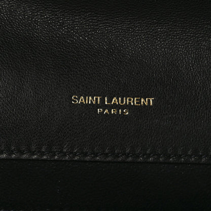 Saint Laurent Vintage Lambskin Gaby Chain Bag Black 6 of 9