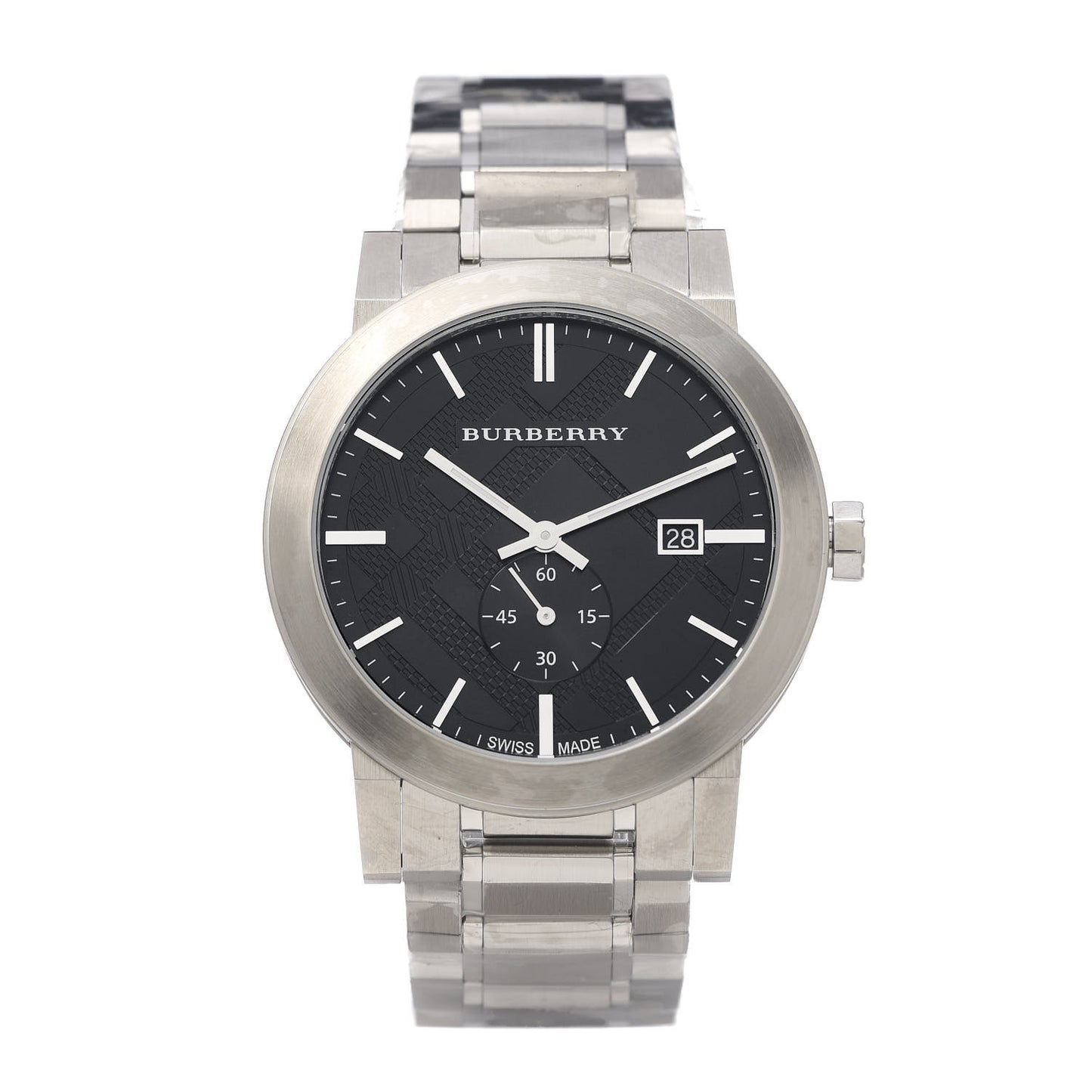 Stainless Steel 42mm Quartz Watch Black BU9901