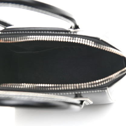Givenchy Calfskin Contrast Topstitch Small Antigona Black White 5 of 10