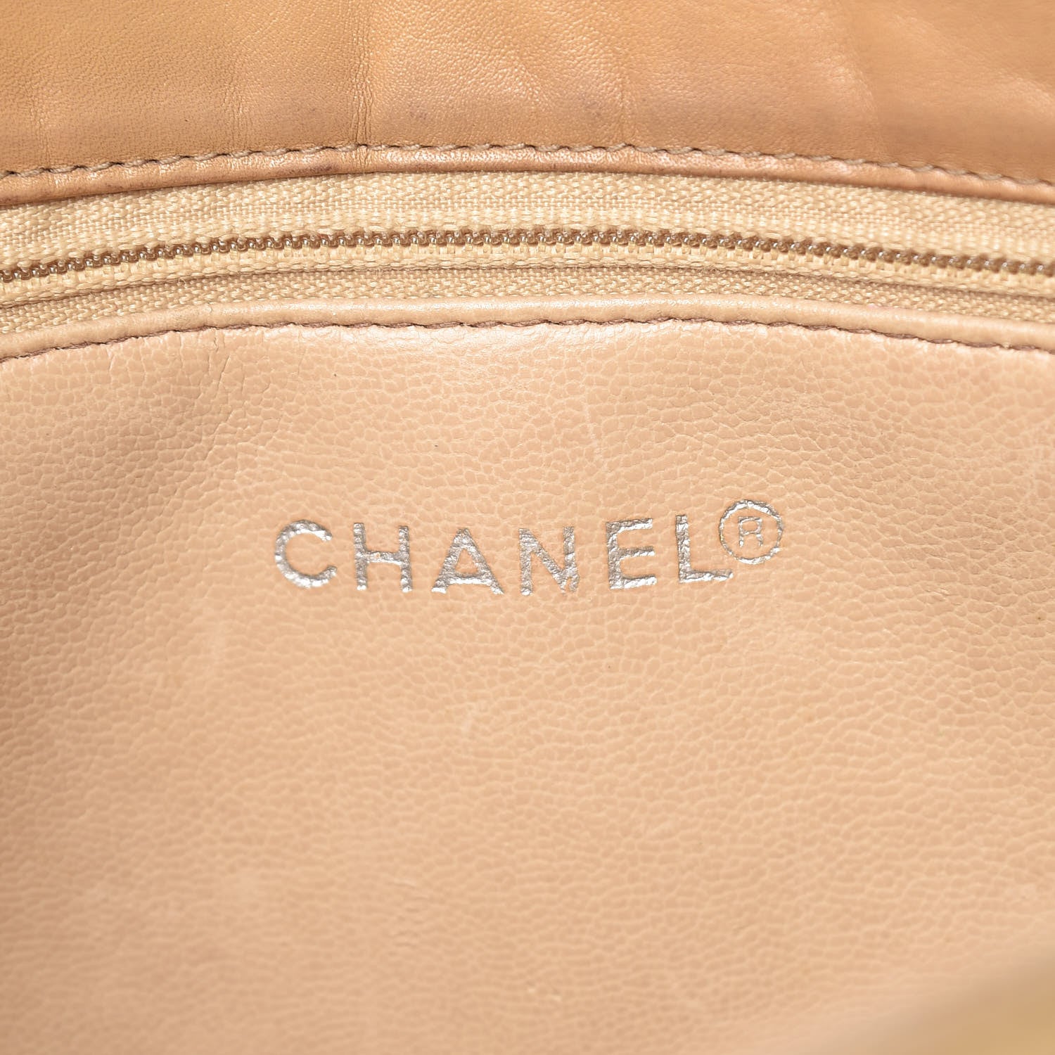 Chanel Lambskin Quilted Tote Beige 6 of 30