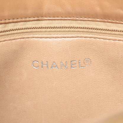 Chanel Lambskin Quilted Tote Beige 6 of 30