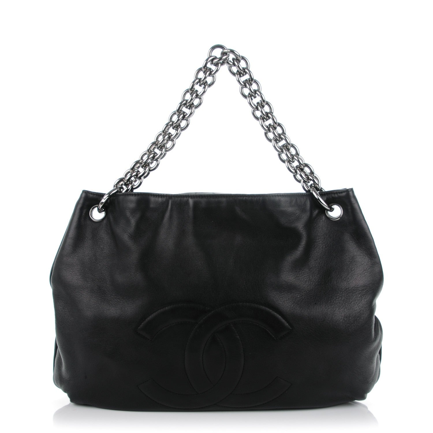 Chanel Lambskin Soft and Chain Small Hobo Black 1 of 7