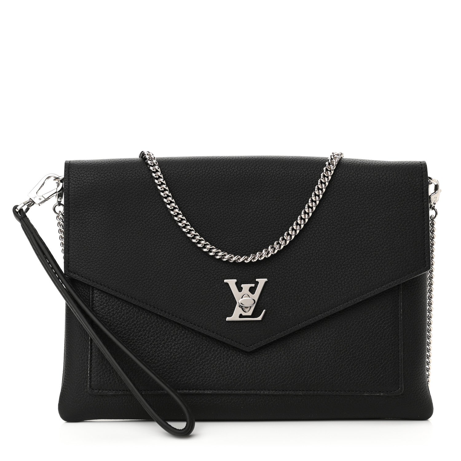 Louis Vuitton Soft Calfskin My Lockme Pochette Black 1 of 9