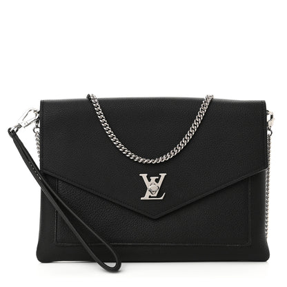 Louis Vuitton Soft Calfskin My Lockme Pochette Black 1 of 9